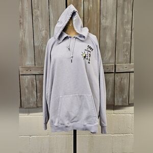 Women's‎ Truly Stoked Boyfriend Hoodie - Moonbeam Size XL